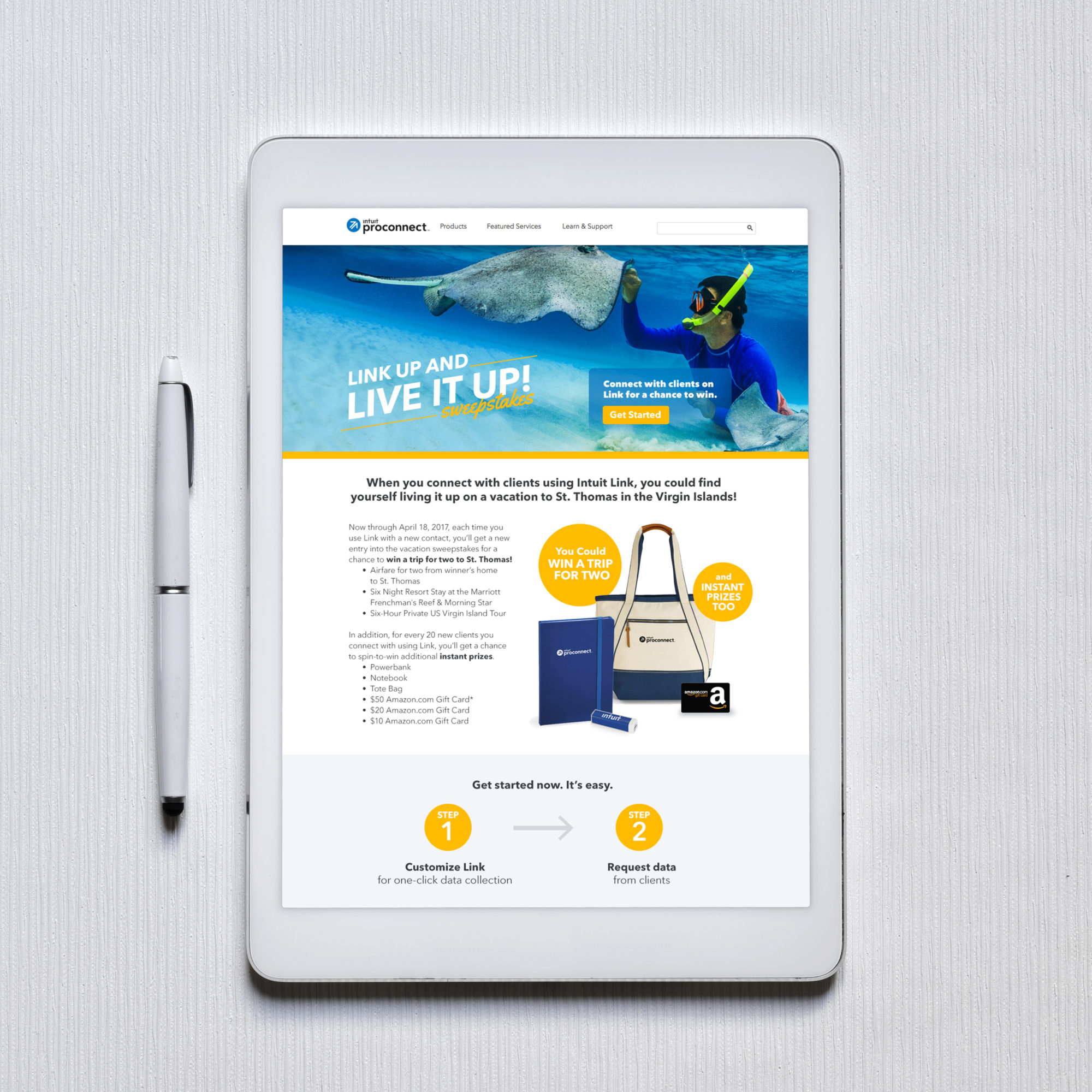tablet computer with a black blank space