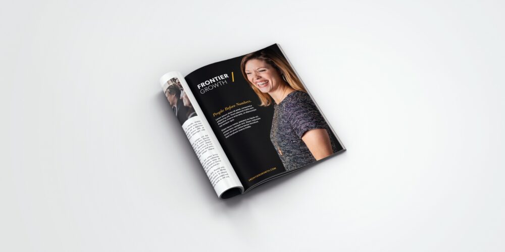 Frontier Growth — Magazine advertisement