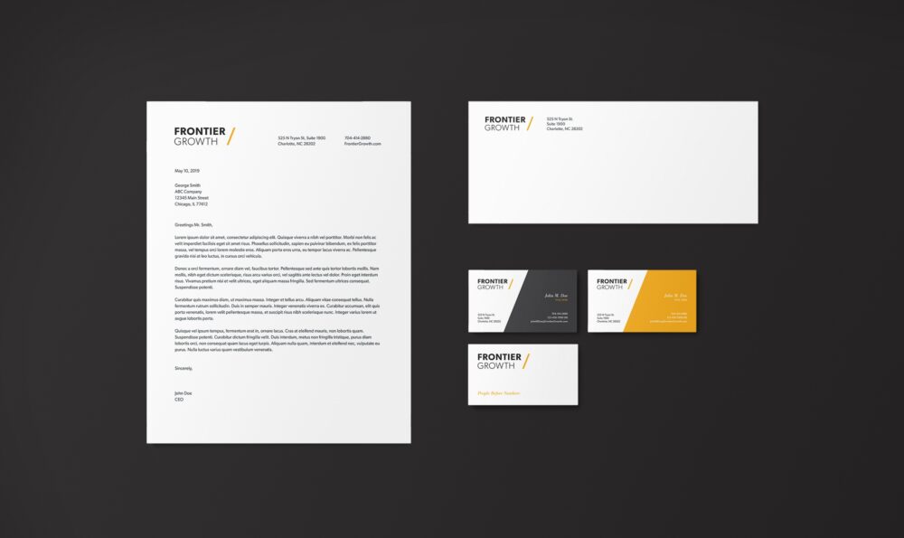 Frontier Growth — Stationery